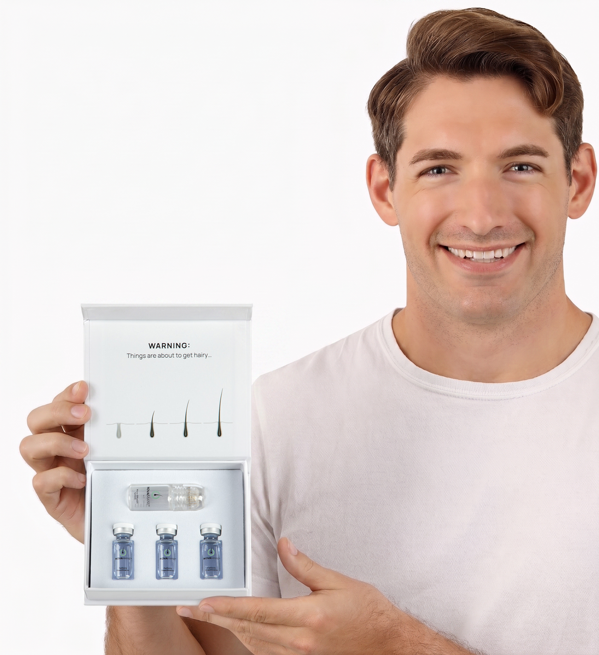 PROVISOIRE NovaMane home - homme avec le kit (comparatif)